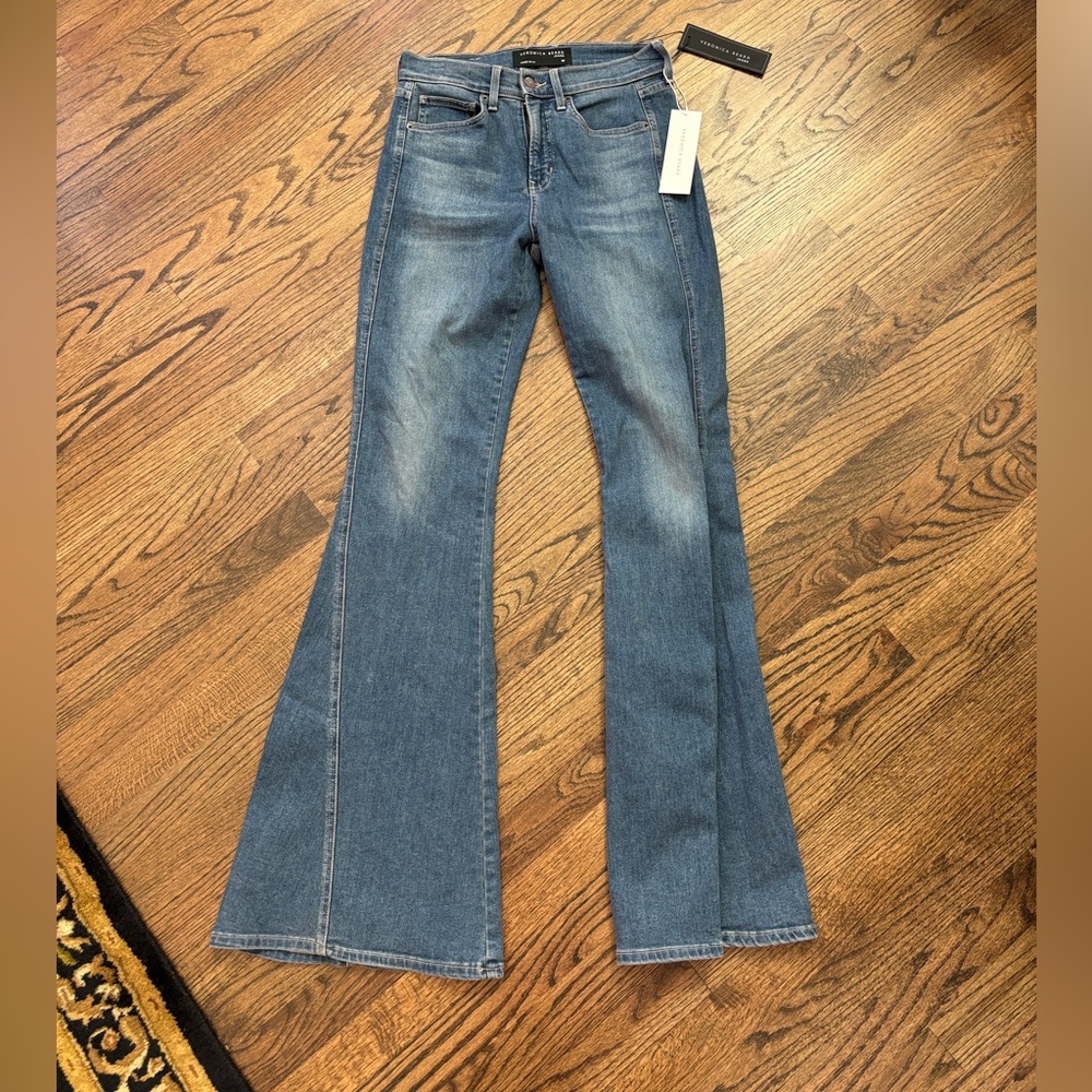 Veronica Beard High Rise Flare Denim